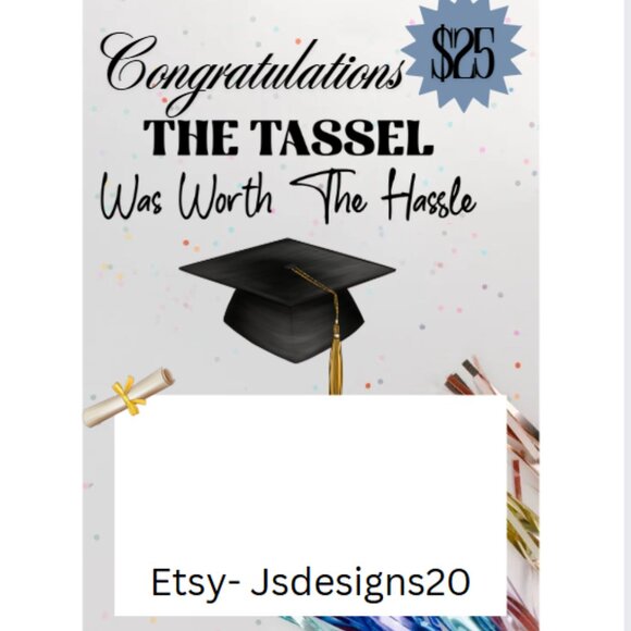 2 Grad gift card holders - congrats - you did it - the tassel - proud mama 25 - Picture 3 of 6
